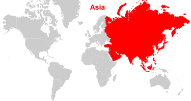 asia map